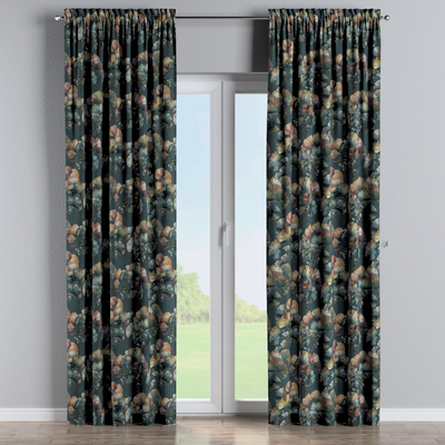 Slot and frill curtain