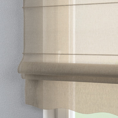 Foldegardin Firenze<br/>Med buet kappe fra kollektionen Delicate Premium, Stof: 144-61