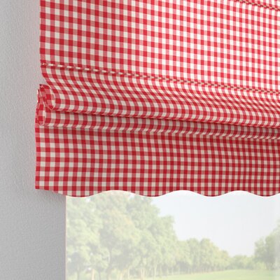 Foldegardin Firenze<br/>Med buet kappe fra kollektionen Quadro, Stof: 136-16