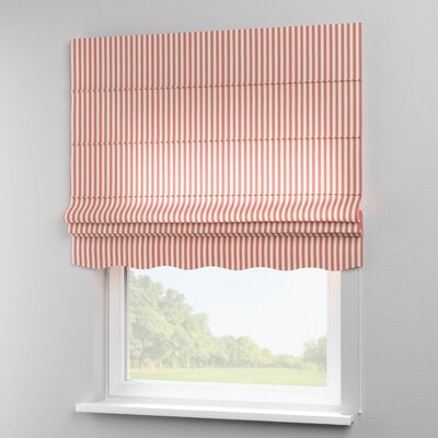 Foldegardin Firenze<br/>Med buet kappe fra kollektionen Quadro, Stof: 136-17