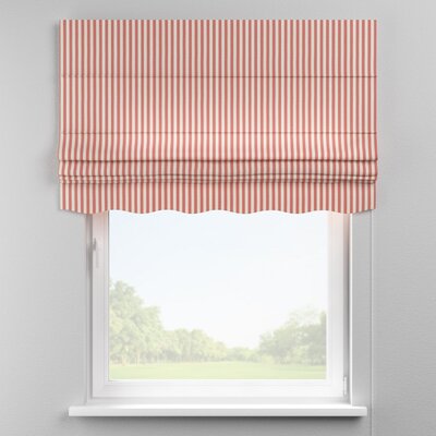 Foldegardin Firenze<br/>Med buet kappe fra kollektionen Quadro, Stof: 136-17