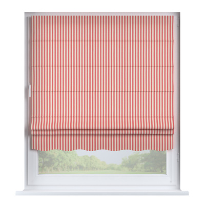 Foldegardin Firenze<br/>Med buet kappe fra kollektionen Quadro, Stof: 136-17