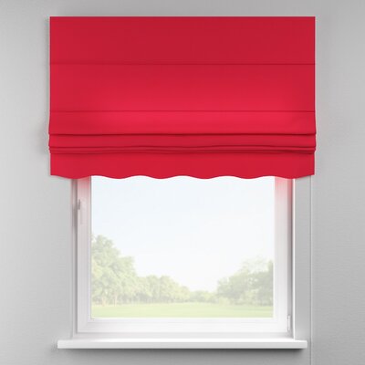 Foldegardin Firenze<br/>Med buet kappe fra kollektionen Quadro, Stof: 136-19