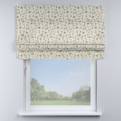 Foldegardin Firenze<br/>Med buet kappe fra kollektionen Londres, Stof: 122-02