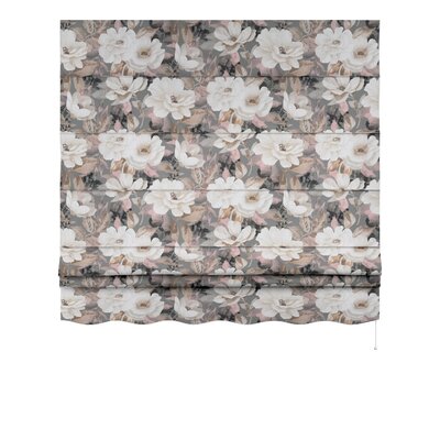 Foldegardin Firenze<br/>Med buet kappe fra kollektionen Gardenia, Stof: 142-13