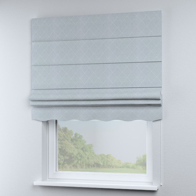 Foldegardin Firenze<br/>Med buet kappe fra kollektionen Sunny, Stof: 142-57