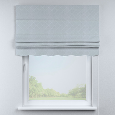 Foldegardin Firenze<br/>Med buet kappe fra kollektionen Sunny, Stof: 142-57
