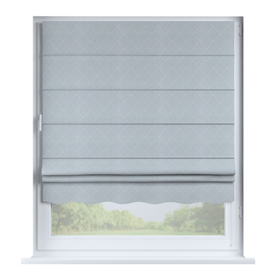 Foldegardin Firenze<br/>Med buet kappe fra kollektionen Sunny, Stof: 142-57