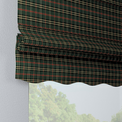 Foldegardin Firenze<br/>Med buet kappe fra kollektionen Quadro, Stof: 142-69