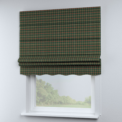 Foldegardin Firenze<br/>Med buet kappe fra kollektionen Quadro, Stof: 142-69