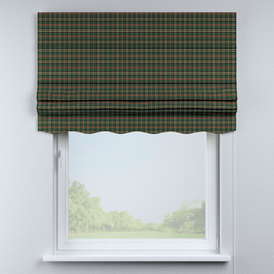 Foldegardin Firenze<br/>Med buet kappe fra kollektionen Quadro, Stof: 142-69