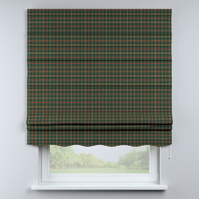 Foldegardin Firenze<br/>Med buet kappe fra kollektionen Quadro, Stof: 142-69