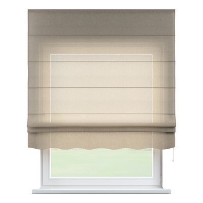 Foldegardin Firenze<br/>Med buet kappe fra kollektionen Delicate Premium, Stof: 144-61