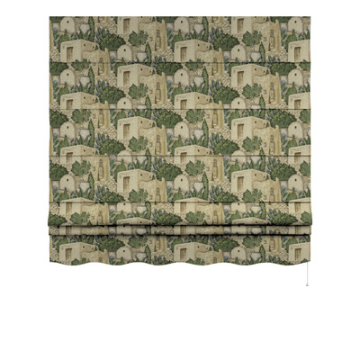 Foldegardin Firenze<br/>Med buet kappe fra kollektionen Intenso Premium, Stof: 144-82