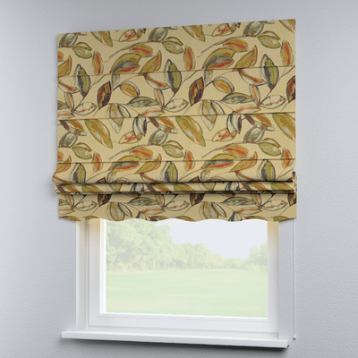 Foldegardin Firenze<br/>Med buet kappe fra kollektionen Intenso Premium, Stof: 144-83