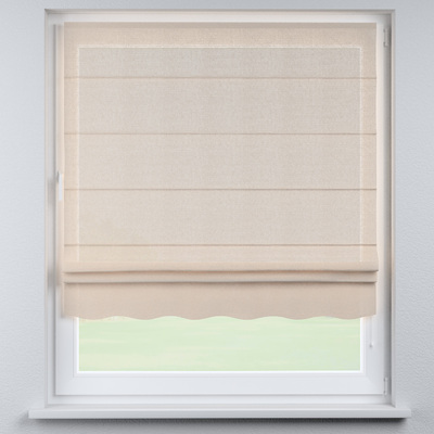 Florence Roman blind in collection Natural Touch, fabric: 128-16