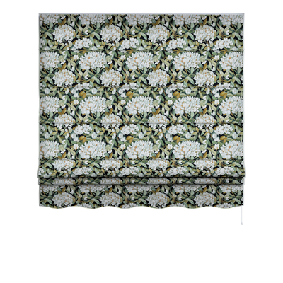 Foldegardin Firenze<br/>Med buet kappe fra kollektionen Botanic Viscose, Stof: 145-19