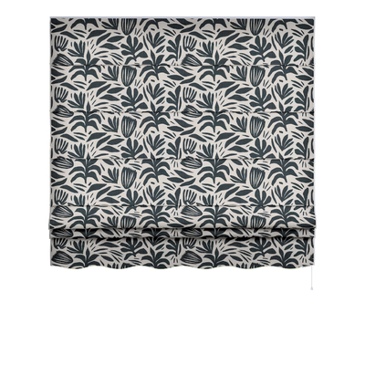 Hissgardin Florence med bågformad kappa i kollektionen Botanic Viscose, Tyg: 145-21