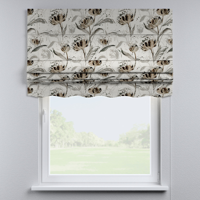 Foldegardin Firenze<br/>Med buet kappe fra kollektionen Botanic Viscose, Stof: 145-22