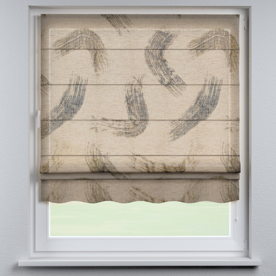 Raffrollo Firenze von der Kollektion Lino Terra, Stoff: 145-53