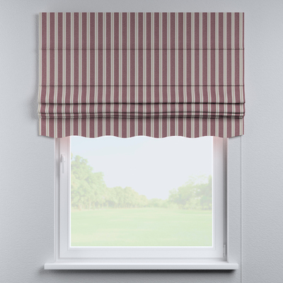 Foldegardin Firenze<br/>Med buet kappe fra kollektionen Scotti, Stof: 145-29