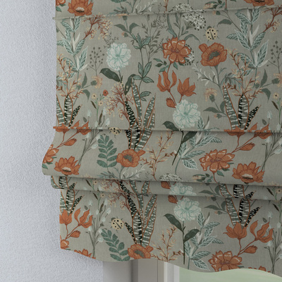 Florence Roman blind in collection Flowers, fabric: 143-70