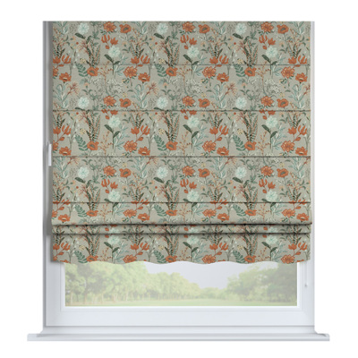 Florence Roman blind in collection Flowers, fabric: 143-70