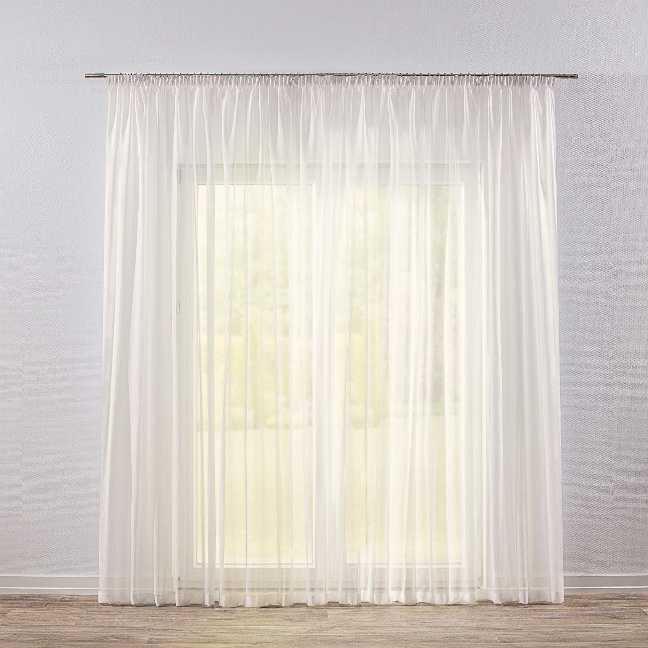 Gardine mit Kräuselband, ecru, Voile (900-01) günstig online kaufen