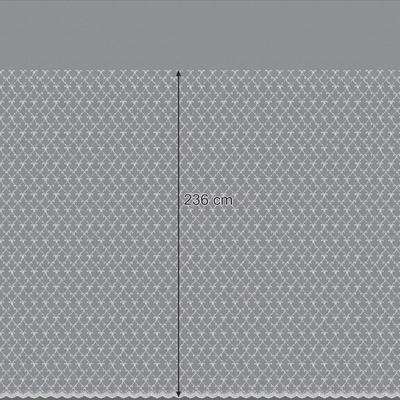 Pencil pleat voile/net curtain in collection Voile, fabric: 185-10