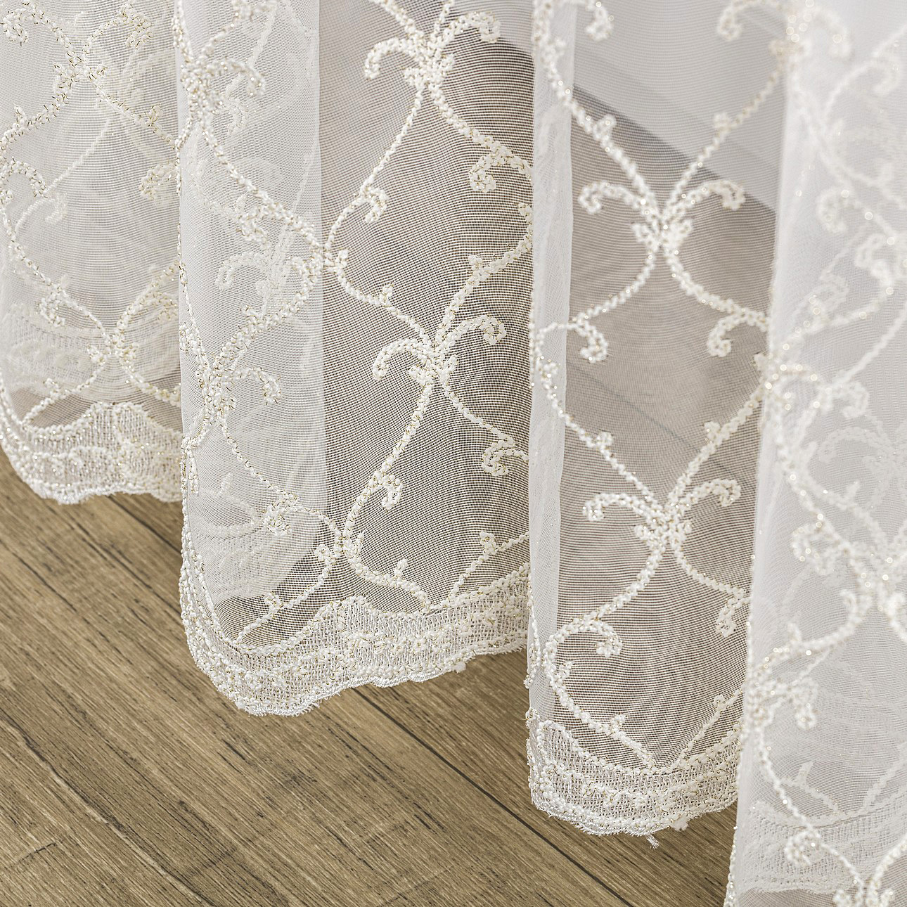 Gardine mit Kräuselband, ecru, Voile (185-10) günstig online kaufen