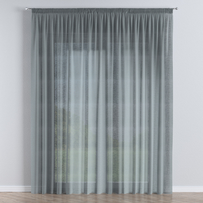 Pencil pleat voile/net curtain
