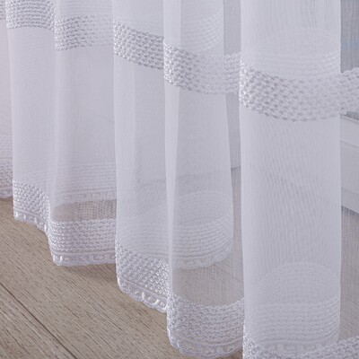 Gardine mit Kräuselband von der Kollektion Delicate Premium, Stoff: 144-59