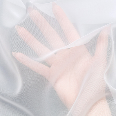 Draperie cu bretele în colecție Voile, țesătură: 900-00