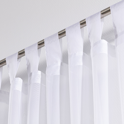 Gardine mit Schlaufen von der Kollektion Voile, Stoff: 901-00