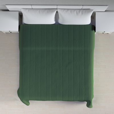 Sengetæppe quiltet<br/>10cm striber