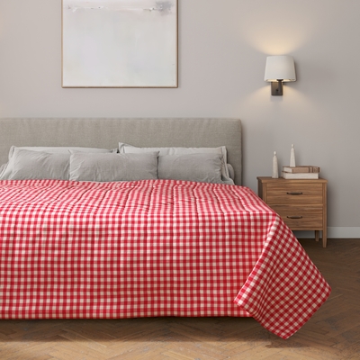 Prehoz  s pozdĺžným prešívaním V kolekcii Quadro, látka: 136-16