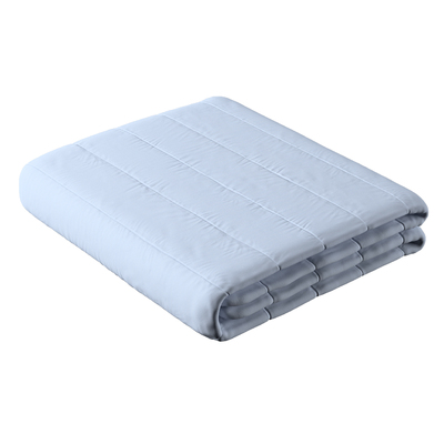 Sengetæppe quiltet<br/>10cm striber fra kollektionen Loneta, Stof: 133-35