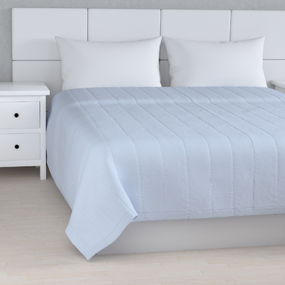 Sengetæppe quiltet<br/>10cm striber fra kollektionen Loneta, Stof: 133-35