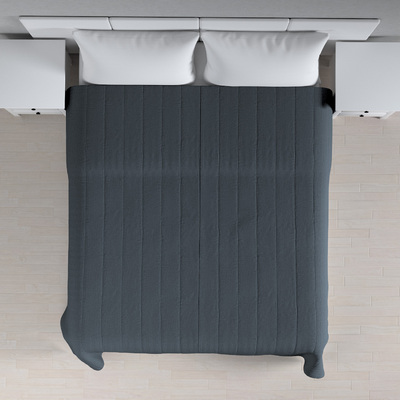 Tagesdecke mit Streifen-Steppung von der Kollektion Etna, Stoff: 705-30