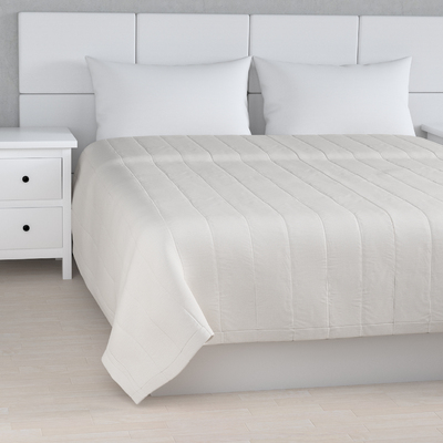 Stripe quilted throw