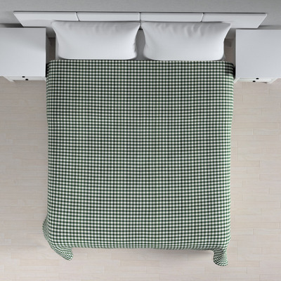Sengetæppe quiltet<br/>10cm striber fra kollektionen Quadro, Stof: 144-34