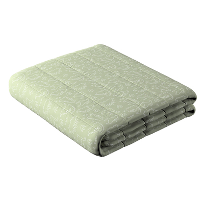 Stripe quilted throw