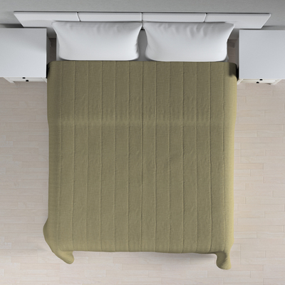 Tagesdecke mit Streifen-Steppung