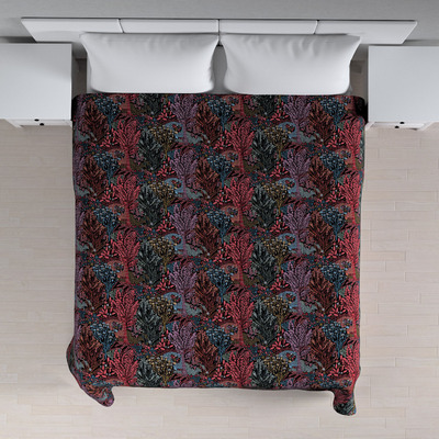 Sengetæppe quiltet<br/>10cm striber fra kollektionen Intenso Premium, Stof: 144-26