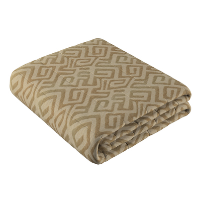 Sengetæppe quiltet<br/>10cm striber fra kollektionen Cosy Home, Stof: 144-80