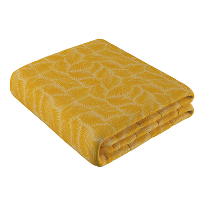 Sengetæppe quiltet<br/>10cm striber fra kollektionen Cosy Home, Stof: 144-88