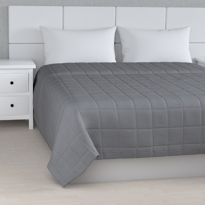 Přehoz s prošitím do čtverců v kolekci Cotton Panama, látka: 702-46