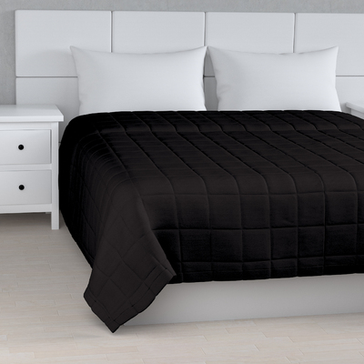Přehoz s prošitím do čtverců v kolekci Cotton Panama, látka: 702-08