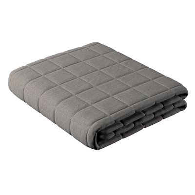 Sengetæppe quiltet<br/>10x10cm tern fra kollektionen Edinburgh, Stof: 115-77