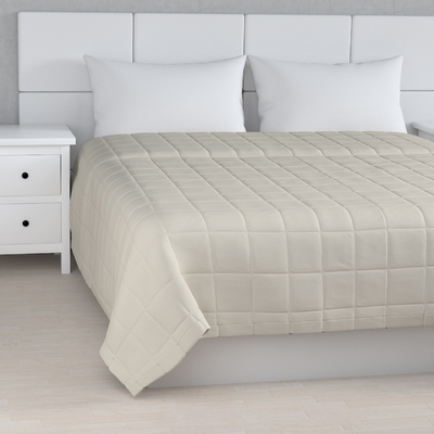 Přehoz s prošitím do čtverců v kolekci Cotton Panama, látka: 702-45